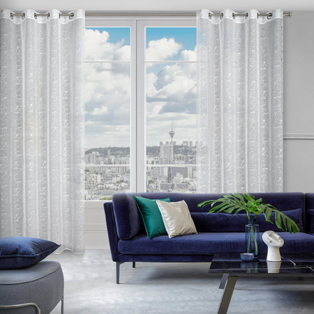 FIRANA GOTOWA REVA 140 X 250 CM BIAŁY
