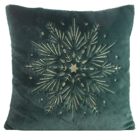 POSZEWKA ŚWIATECZNA 119B 45 X 45 CM CIEMNOZIELONY