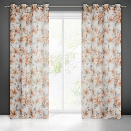 FIRANA GOTOWA SOFIA 140 X 250 CM BIAŁY