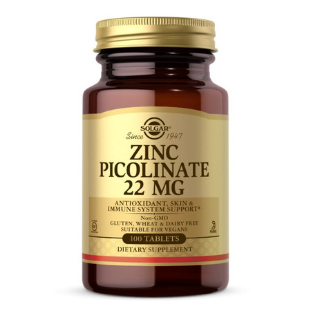 Solgar Zinc Picolinate cynk 100 tabl.