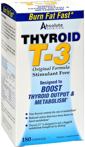 Absolute Nutrition Thyroid T3 - 180 kaps. | Sklep Nabea.pl