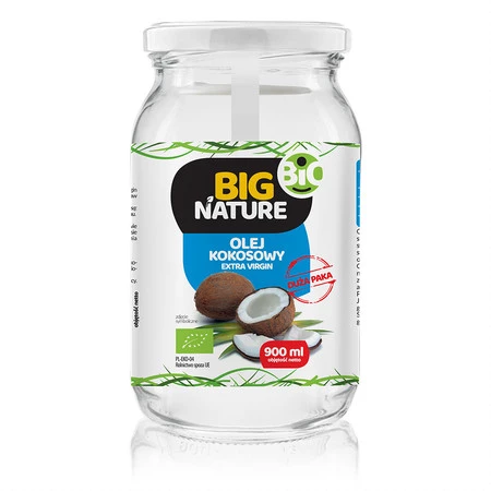 Big Nature Olej kokosowy extra virgin BIO 900 ml