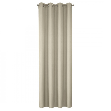 ZASŁONA GOTOWA RITA 140 X 250 CM CIEMNOBEŻOWY