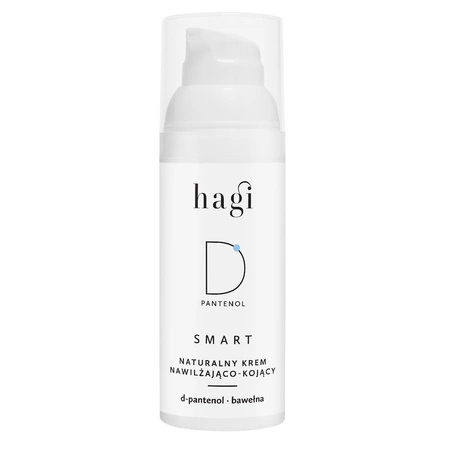 Hagi − Smart D, naturalny krem nawilżająco-kojący z d-pantenolem − 50 ml