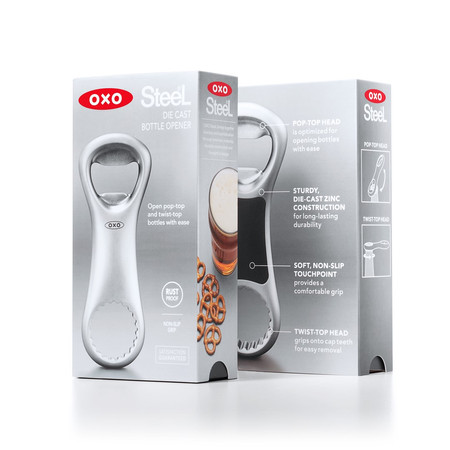 OXO-Otwieracz do butelek metalowy Die-Cast