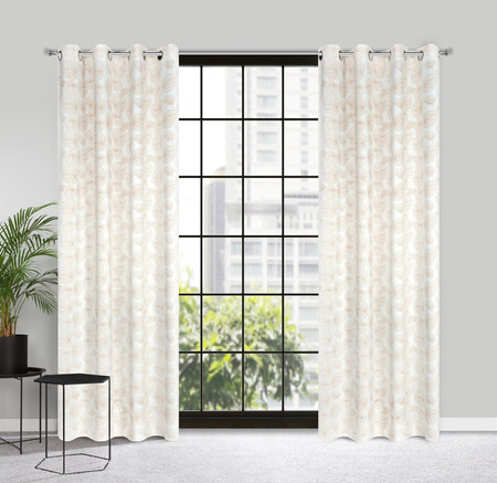ZASŁONA GOTOWA MARIGOLD 140 X 250 CM BIAŁY