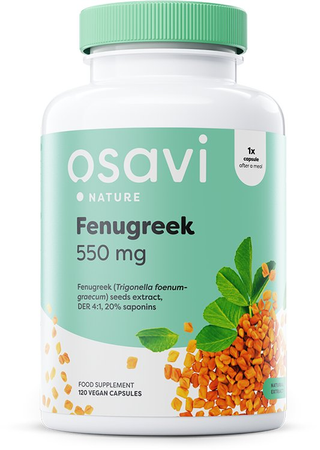 Osavi Fenugreek, 550mg - 120 kaps.