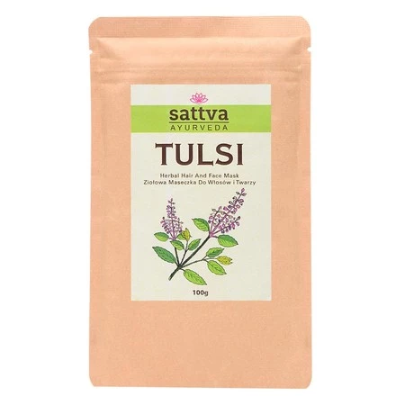 Sattva - Maseczka ziołowa do twarzy Tulsi 100g