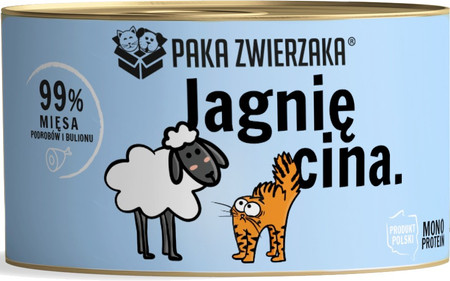 Paka Zwierzaka Jagnięcina - karma mokra dla psa - 200g