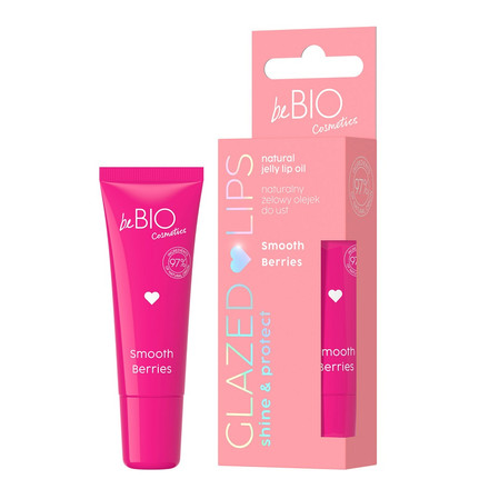 BeBio Glazed Lips naturalny żelowy olejek do ust Smooth Berries 10ml
