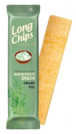 Pernes LTD Chipsy ziemniaczane o smaku kwaśnej śmietany z koperkiem 75g