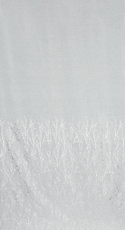 FIRANA GOTOWA MELIA NA TAŚMIE 140 X 270 CM BIAŁY