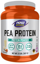 Now Foods Pea Protein odżywka białkowa z grochu 907 g smak Wanilia-Toffi
