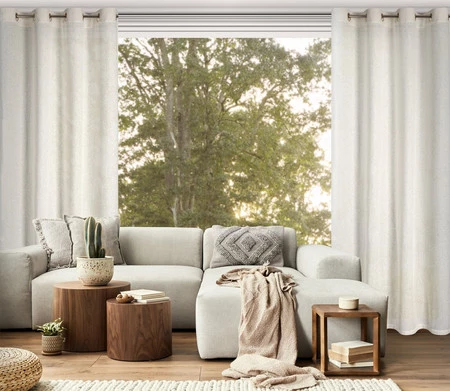 ZASŁONA GOTOWA ESSI 140 X 250 CM KREMOWY