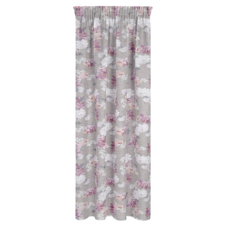 ZASŁONA GOTOWA SHERRY NA TAŚMIE 140 X 300 CM SREBRNY