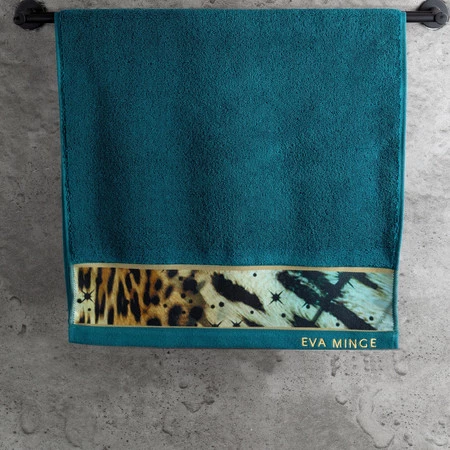 Ręcznik Eva 15 50 x 90 cm, Ciemnoturkusowy