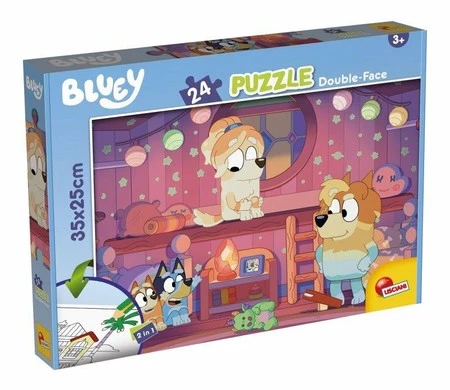 Puzzle dwustronne M-Plus 24el Bluey Story Time 99542 LISCIANI