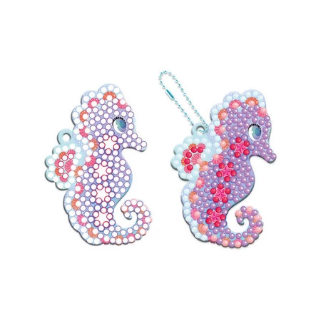 Janod Zestaw kreatywny do tworzenia breloczków Malowanie diamentami Magiczny ocean 7+