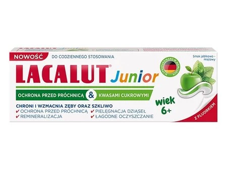 LACALUT PASTA DLA DZIECI JUNIOR 6+lat 55ml