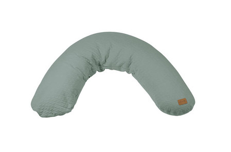 Beaba Ergonomiczna poduszka rogal dla kobiet w ciąży i karmiących Big Flopsy ™ Fleur de coton Sage Green
