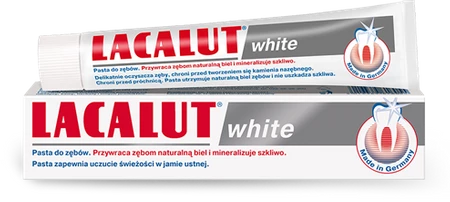 LACALUT WHITE, pasta do zębów − 75 ml