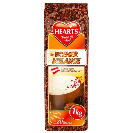 Hearts kawa rozpuszczalna Cappucino Wiener Melange kawa po wiedeńsku 1 kg