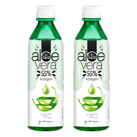 Zestaw 2x ReVito − Napój aloesowy z kolagenem − 500 ml