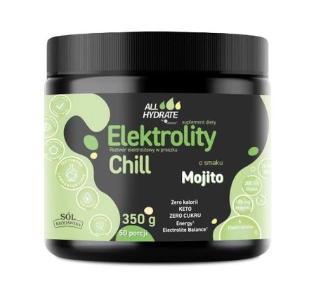 ALLHydrate Elektrolity CHILL Mojito 350g