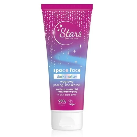 Space Face Dark Matter węglowy peeling-maska 2w1 75ml