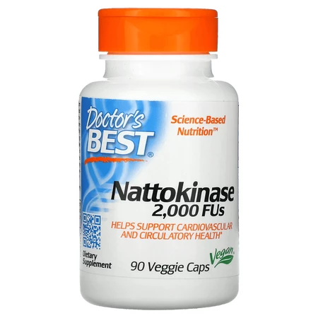 DOCTOR'S BEST Nattokinase 2000 FUs (90 kaps.)