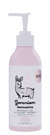 Yope - Naturalny żel do higieny intymnej Geranium i Żurawina 300ml