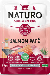 NATURO Adult Cat GF Łosoś Salmon Pate bez zbóż 85g