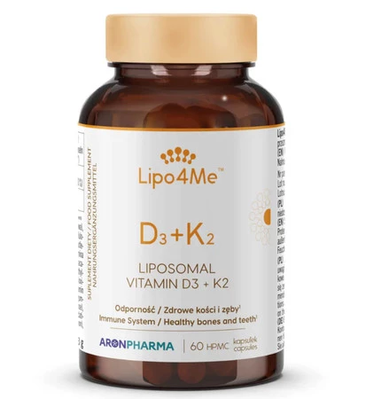 Aronpharma Lipo4U D3+K2 HPMC 60 kaps. vege