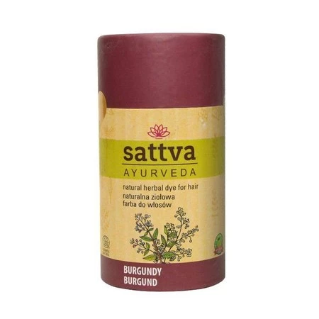 Sattva - Henna Naturalna Ziołowa farba do włosów Burgund 150g