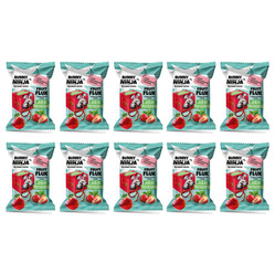 Zestaw 10x Fruit Fluk o smaku jabłko-truskawka 15 g