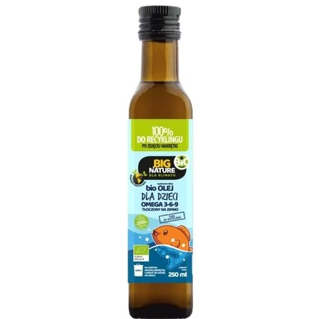 Big Nature Olej dla dzieci OMEGA 3-6-9 250 ml bio