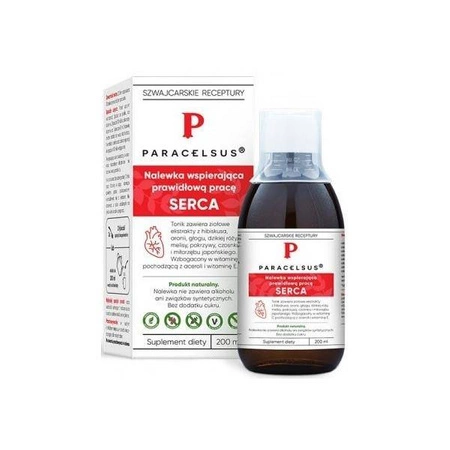 Nalewka Paracelsus wsparcie pracy serca (200 ml)