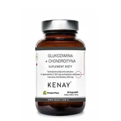 Kenay Glukozamina + Chondroityna na wsparcie stawów, chrząstki i sprawności ruchowej 60 kaps.