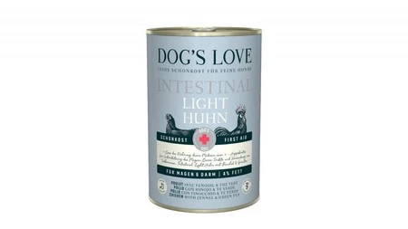 DOG'S LOVE Intestinal Light - karma dla psa z problemami jelitowymi i żołądkowymi (400g)