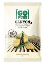 Go Pure − Chipsy z koperkiem i szczypiorkiem bezgl. BIO − 125 g