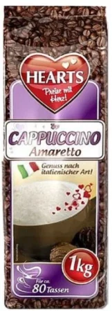 Hearts kawa rozpuszczalna Cappucino Amaretto o smaku amaretto1 kg