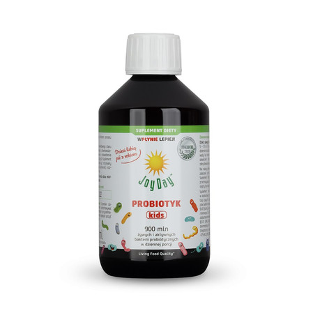 JOY DAY - BIO SUPLEMENT DIETY PROBIOTYK DLA DZIECI OD 3 ROKU ŻYCIA BEZGLUTENOWY 300 ml