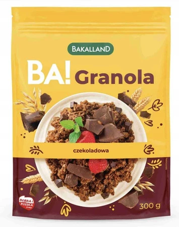 Bakalland BA! Granola czekoladowa 300g pełnoziarnista