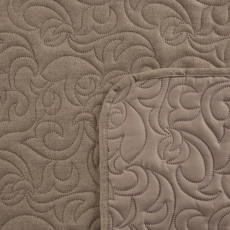 NARZUTA LEN 4 220 X 240 CM BRĄZOWY