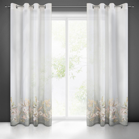 ZASŁONA GOTOWA PAMELA 140 X 250 CM BIAŁY