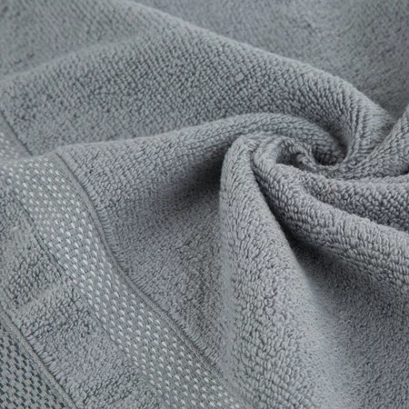 Ręcznik Riki (04), 70 x 140 cm, Stalowy