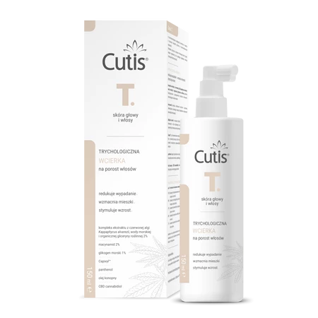 Cutis T.-TRYCHOLOGICZNA WCIERKA na porost włosów 150 ml