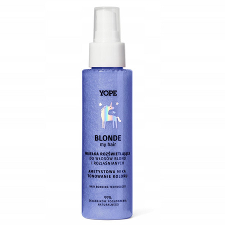 Yope - Blonde My Hair mgiełka rozświetlająca do włosów Ametyst 100ml