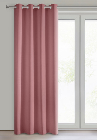ZASŁONA GOTOWA RITA 140 X 250 CM CIEMNORÓŻOWY