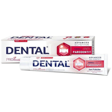 DENTAL PRO Pasta do zębów przeciwko parodontozie, 75 ml
